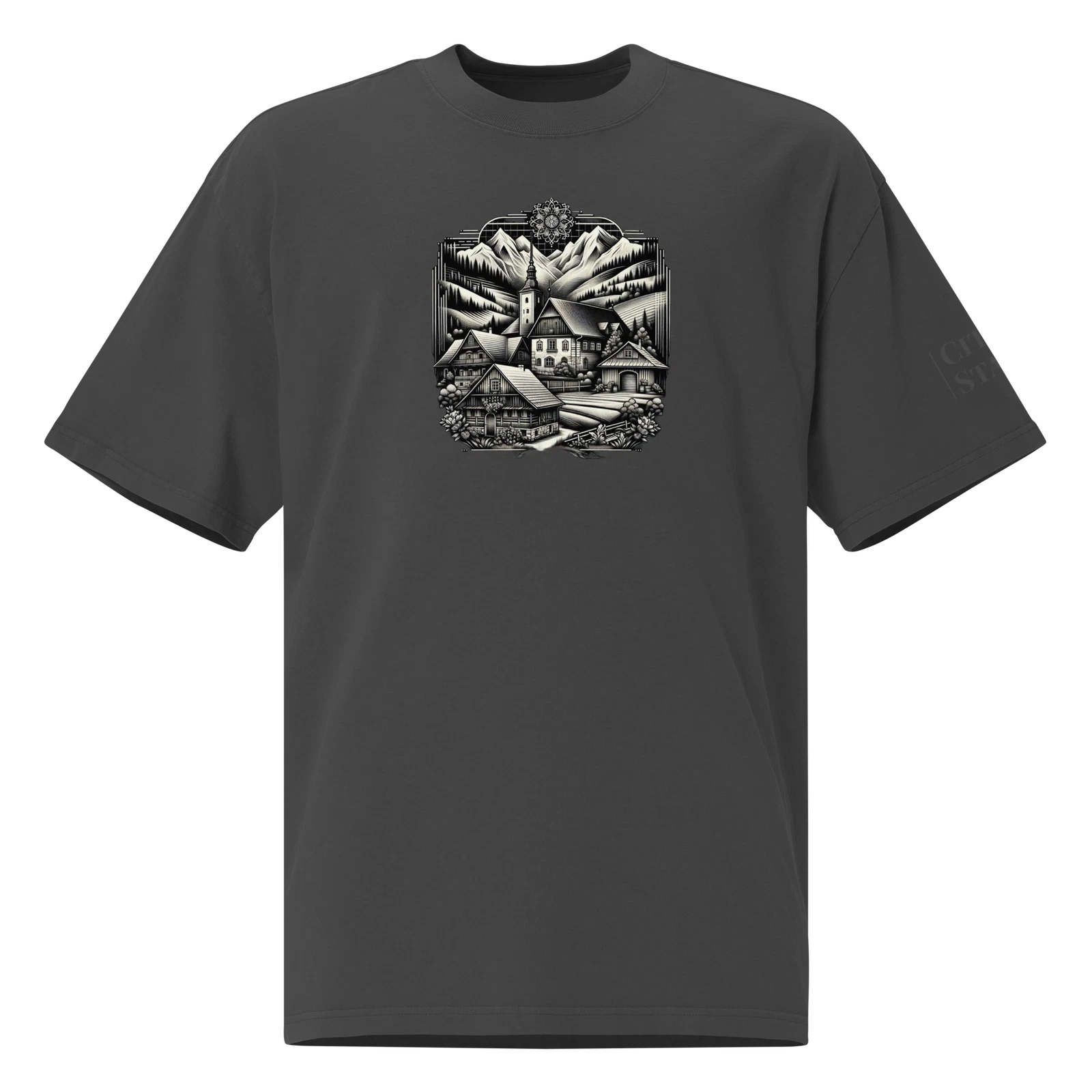 Oversized faded t-shirt (SLOVAKIA)