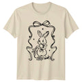 Cute Easter Bunny T-Shirt Spring Floral Holiday Gift For Him And Her