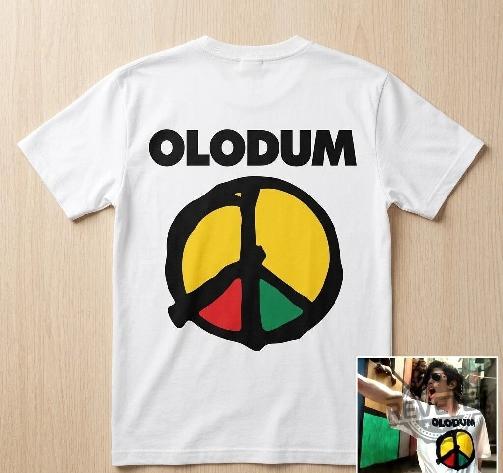 Michael Jackson They Dont Care About Us Olodum Brazil Logo T shirt  S-5XL