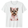 Watercolor Yorkshire Terrier Dog Womens T-Shirt Yorkie Mom Pet Lover