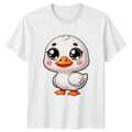 Cute Duckling Ducks Animals Mens T-Shirt Womens Tee Graphic Unisex Top