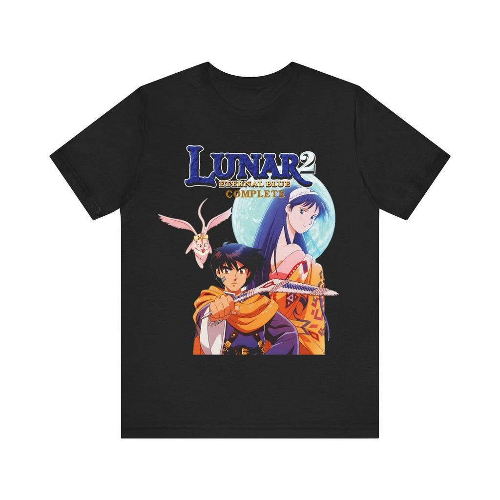 Lunar 2: Eternal Blue Complete Back Cover Art Unisex Jersey Short Sleeve Tee