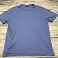 Robert Barakett T Shirt Mens XL Blue Pima Cotton Minimalist Tee Crew Neck