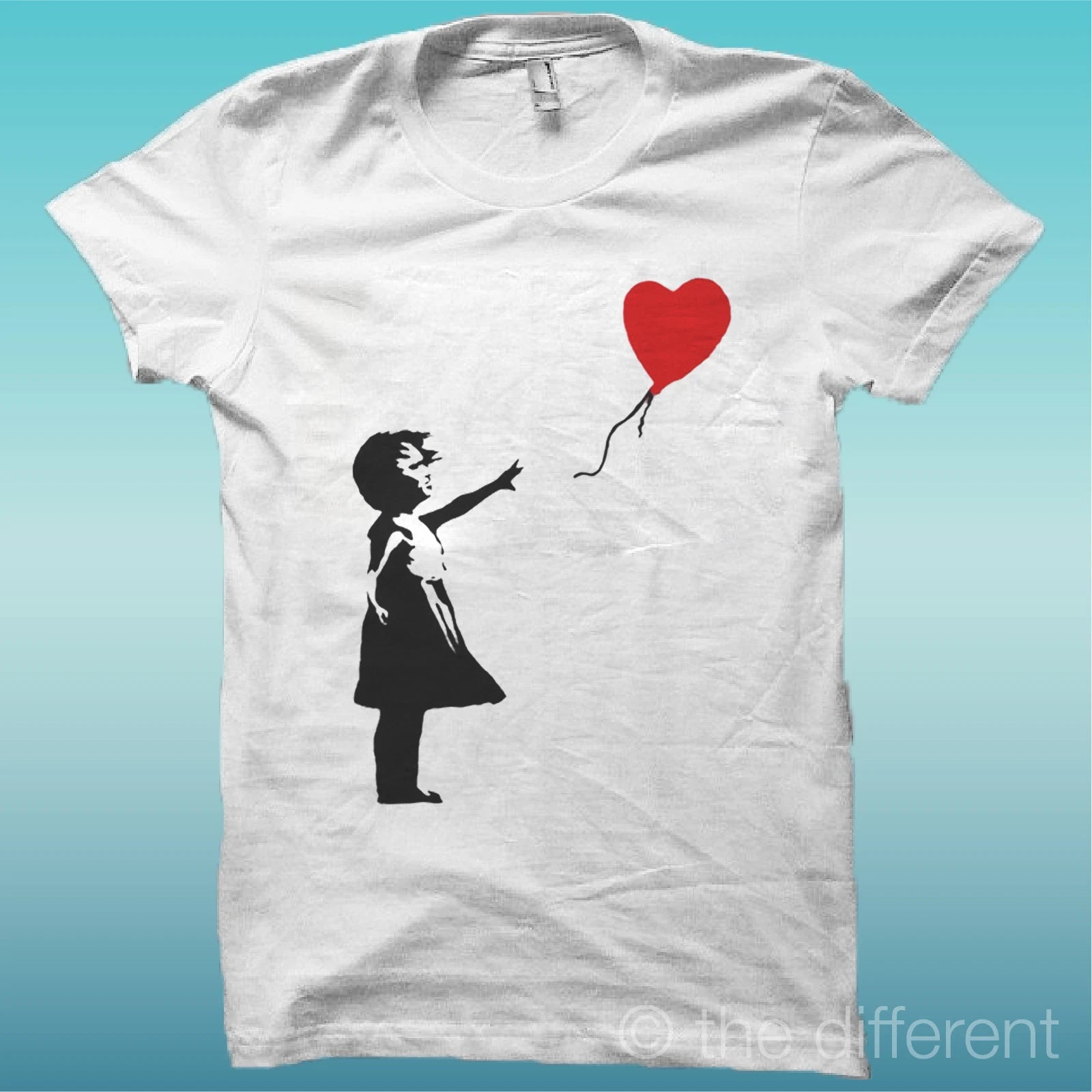 T-shirt Man Jersey Girl Balloon Heart Kids Ballon Heart