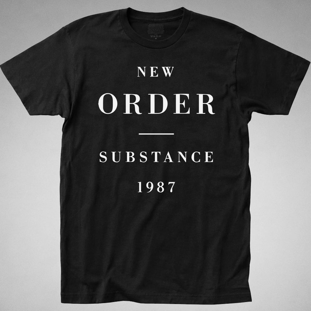 New Order Substance T Shirt TEE 1987 80s synth rock new wave Blue Monday Bizarre