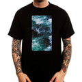 Vaporwave Ocean Waves Seapunk Retro Aesthetic Printed Cotton Men's T-Shirt Top
