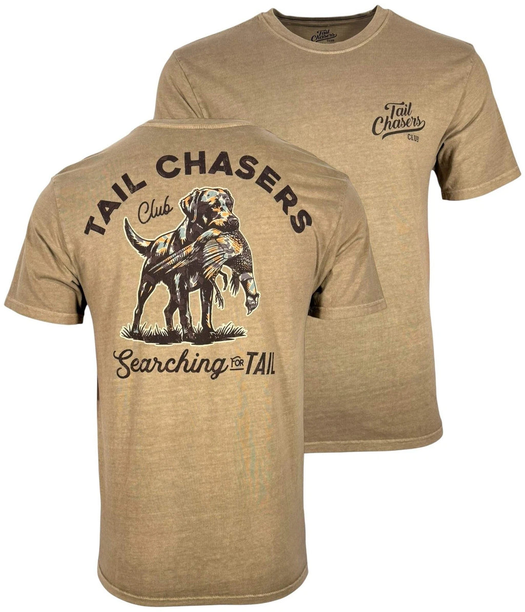 Tail Chasers Club Men’s T-shirt Camo Dogs