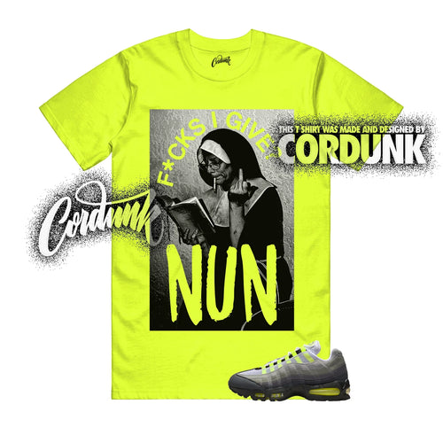 Air Max 95 Big Bubble Neon Yellow Black Cool Grey OG 2026 T Shirt Match NUN