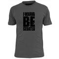 Mens I Wanna Be Sedated Punk T Shirt Ramones Pistols Ruts Clash
