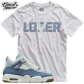 Shirt To Match 4 TEX Denim Worn Blue Unisex Tee Sneaker Shirt Lover Shirt
