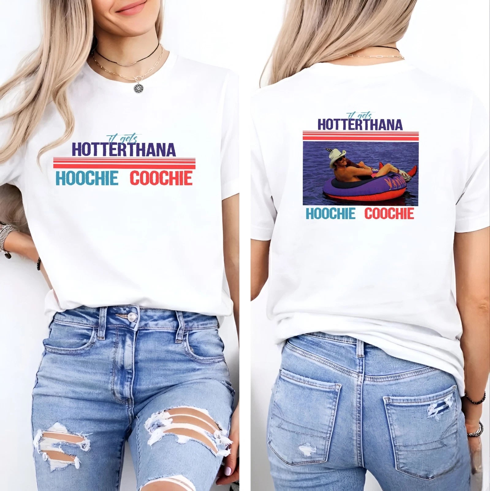 Hotter Than a Coochie Funny Music Lover T-Shirt - Funny Country Song Tee Top