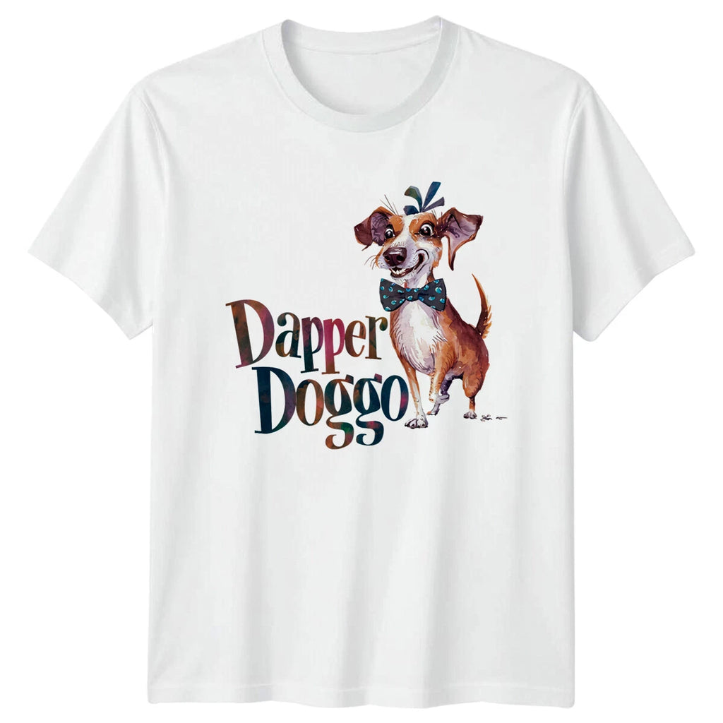 Dapper Doggo Funny Dog T-Shirt, Cute Dog Lover T-Shirt