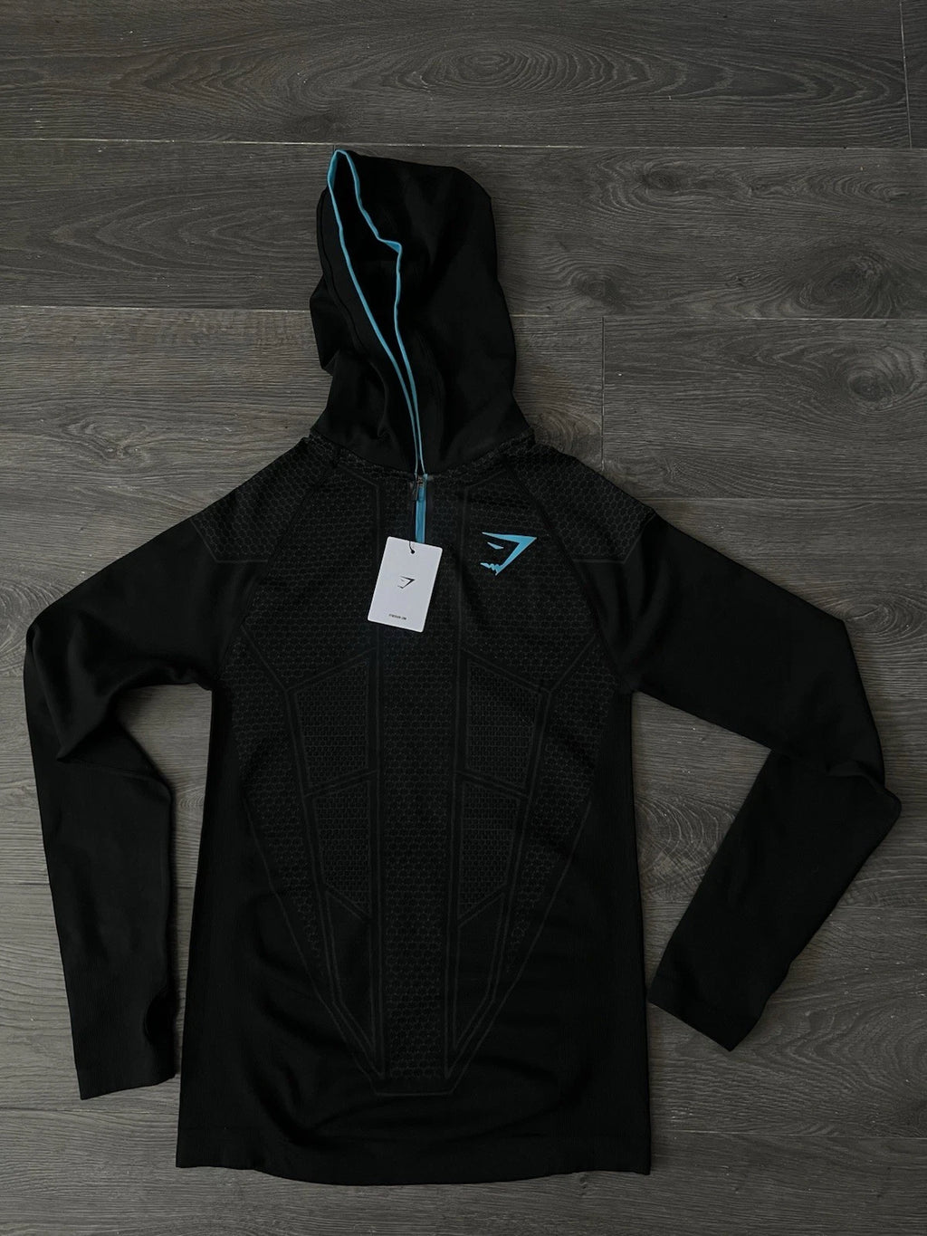 Gymshark OG Onyx V1 Small David Laid Hoodie