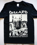 DISCARD Four Minute T Shirt Doom Mob47 Warvictims Cimex Hardcore Punk Tee UK RAW