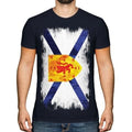 NOVA SCOTIA GRUNGE FLAG MENS T-SHIRT TEE TOP NOVA SCOTIAN SHIRT JERSEY GIFT