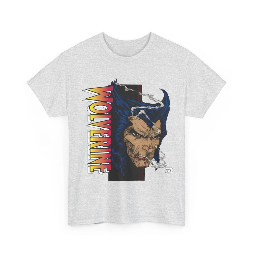 Wolverine T-Shirt Men’s Unisex Vintage Style Todd McFarlane Art Bloody Logan Tee