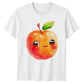 Cute Kawaii Peach T-Shirt Summer Fruit Aesthetic Gift For Him And Her