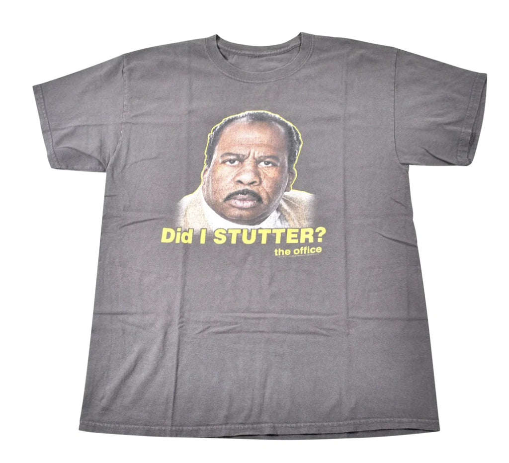 Vintage The Office Stanley TV Show Comedy Funny Y2K Gray Shirt Size Large