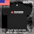 Telefunken Elektroakustik Logo American Usa Size S-5xl Tee (1)