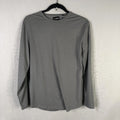 CUTS Shirt Mens Medium Gray Long Sleeve PYCA Pro Stretch Crewneck Casual Tee