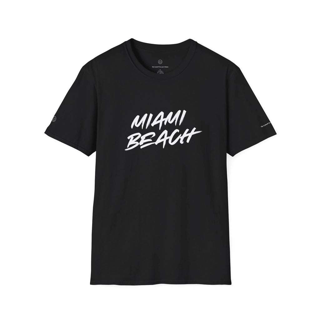 MIAMI BEACH T-Shirt Minimalist Luxury Travel Tee Unisex Casual Shirt