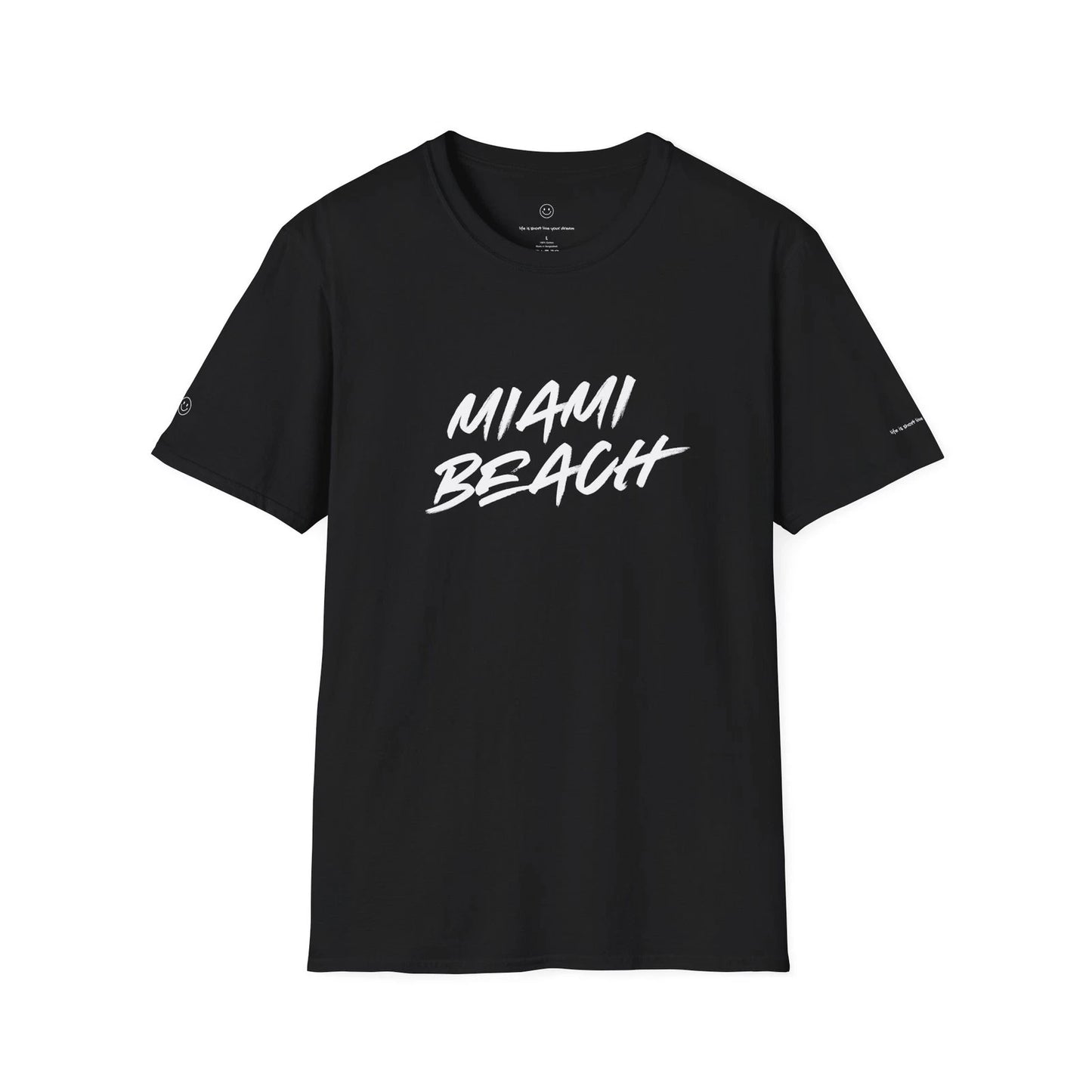 MIAMI BEACH T-Shirt Minimalist Luxury Travel Tee Unisex Casual Shirt