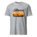 1973 Orange vette Convertible C3 454 Classic Car Retro 70s Aesthetic T-Shirt