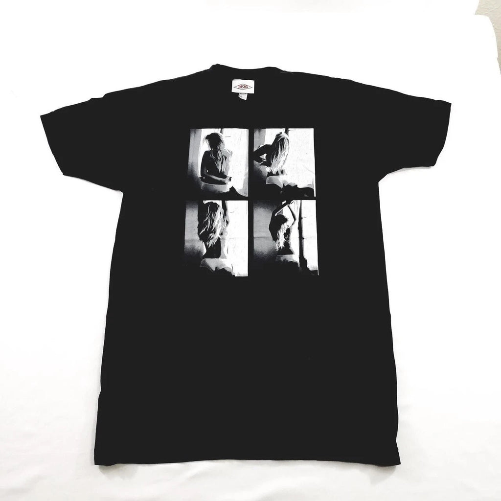 Jacks Surfboards Black T-shirt Graphics Front/Back Minimalistic Design