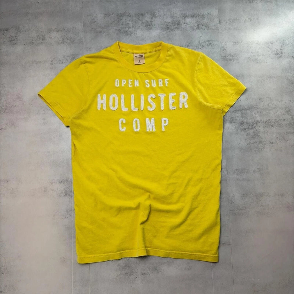 Y2K Yellow Hollister Surf Grunge T-Shirt