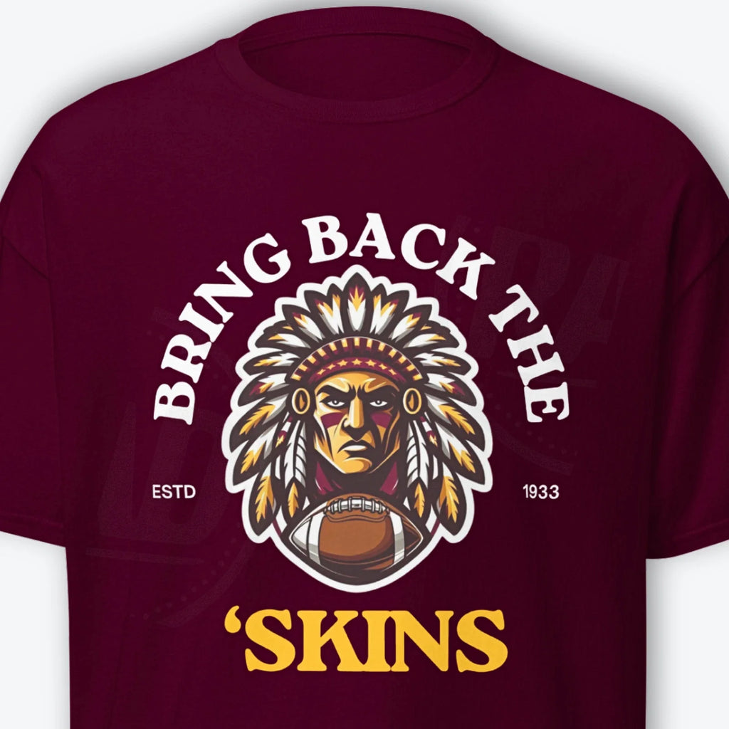 NEW Redskins Shirt Anti Commanders TShirt Bring Back The Skins Unisex Tee