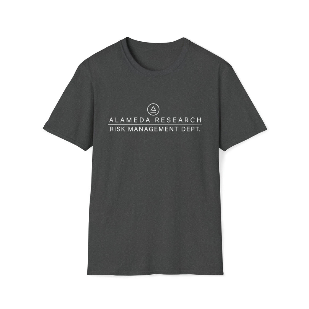 Alameda Research Risk Management T-Shirt Funny Crypto Tee Cryptocurrency Humor