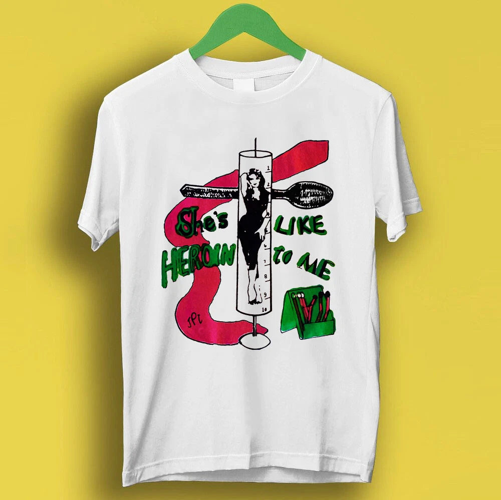 She Is Like Heroin To Me The Gun Club Sex Beat Punk Music Gift Tee T Shirt 2646