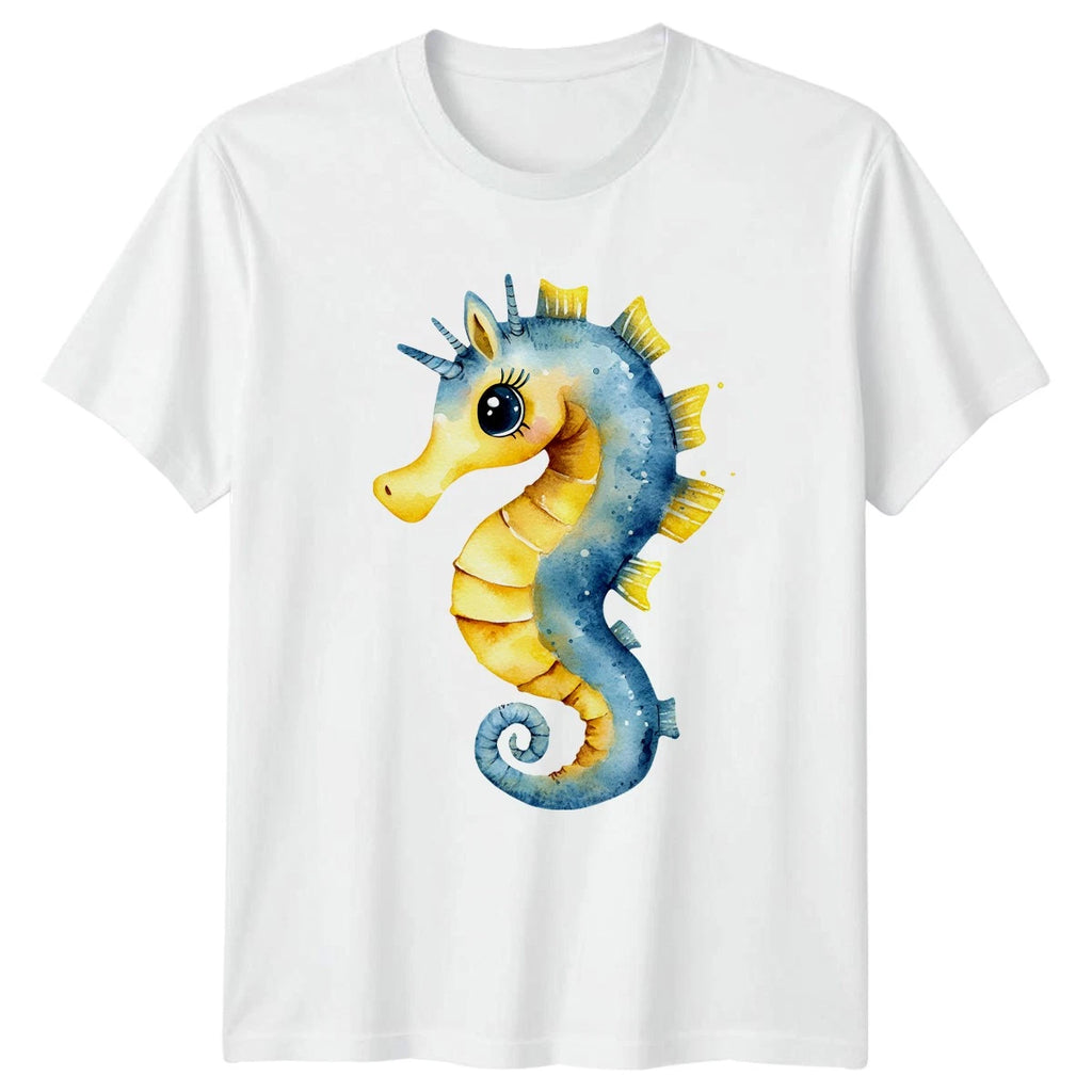 Cute Seahorse T-Shirt Ocean Wildlife Gift For Him And Her