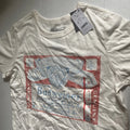 Budweiser Graphic Mens XS White Short Sleeve Hybrid T Shirt NWT