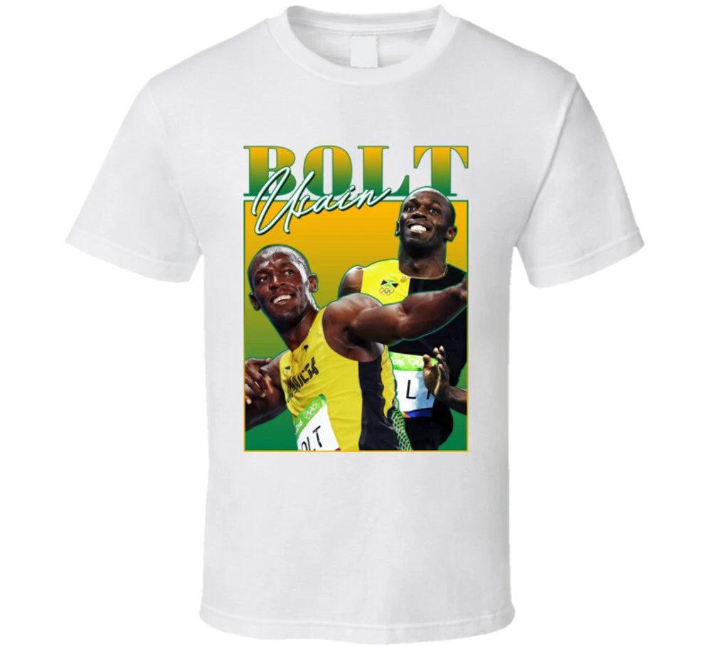 Usain Bolt 90s Style T Shirt
