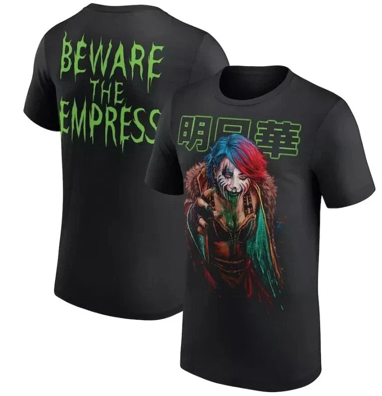 Asuka Beware The Empress Wrestling Black T-Shirt