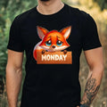 Mens Monday Animal Print Cotton T-Shirt Size XS to 5XL