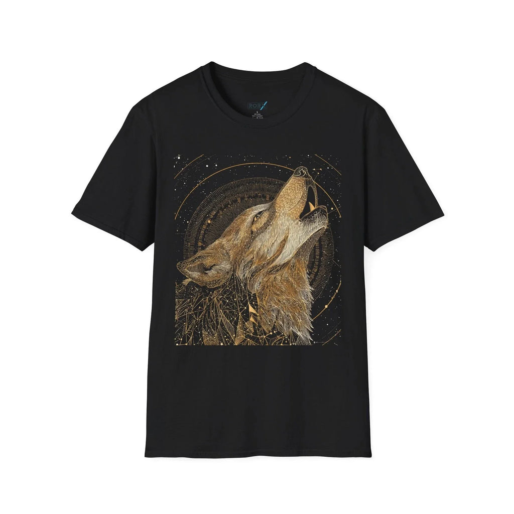 Howling Wolf T-Shirt | Moonlight Nature Graphic