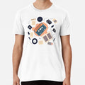Retro Cassette Aesthetic Sticker Design T-Shirt S-5XL Best T-Shirt
