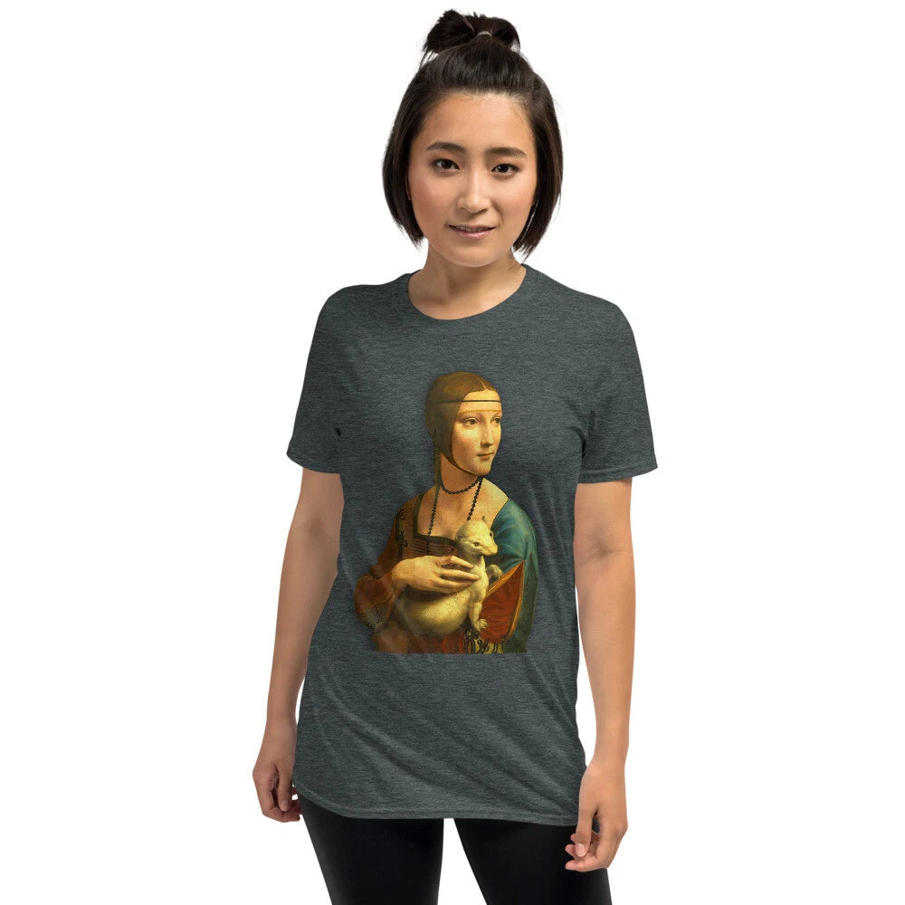 Leonardo da Vinci Lady with an Ermine Tee Tees T-Shirt