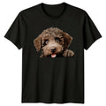 Cute Labradoodle Dog Portrait T-Shirt, Funny Dog Lover Tee
