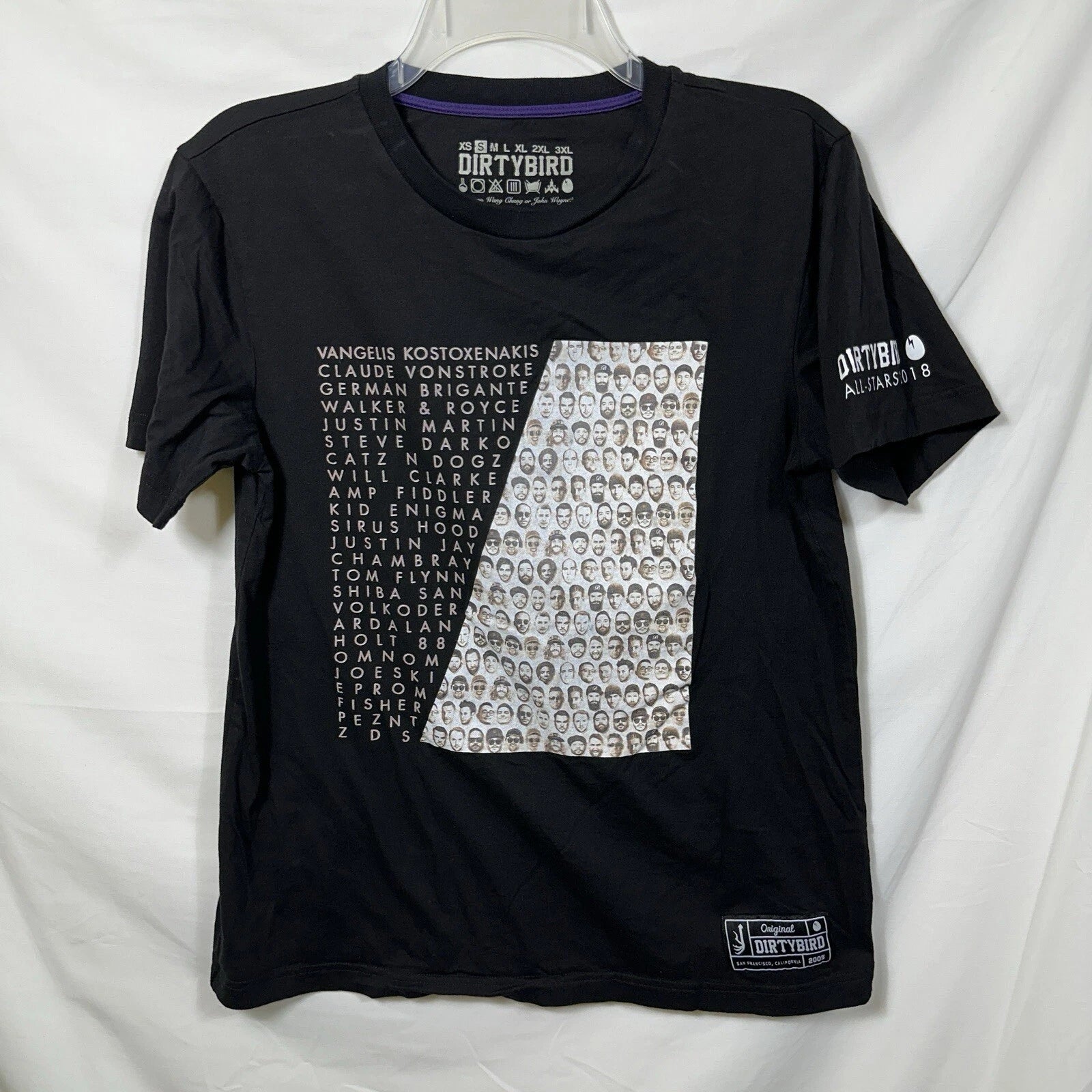 Original Dirtybird All-Stars 2018 Small T-Shirt Catz N Dogz Kid Enigma Holt 88 S