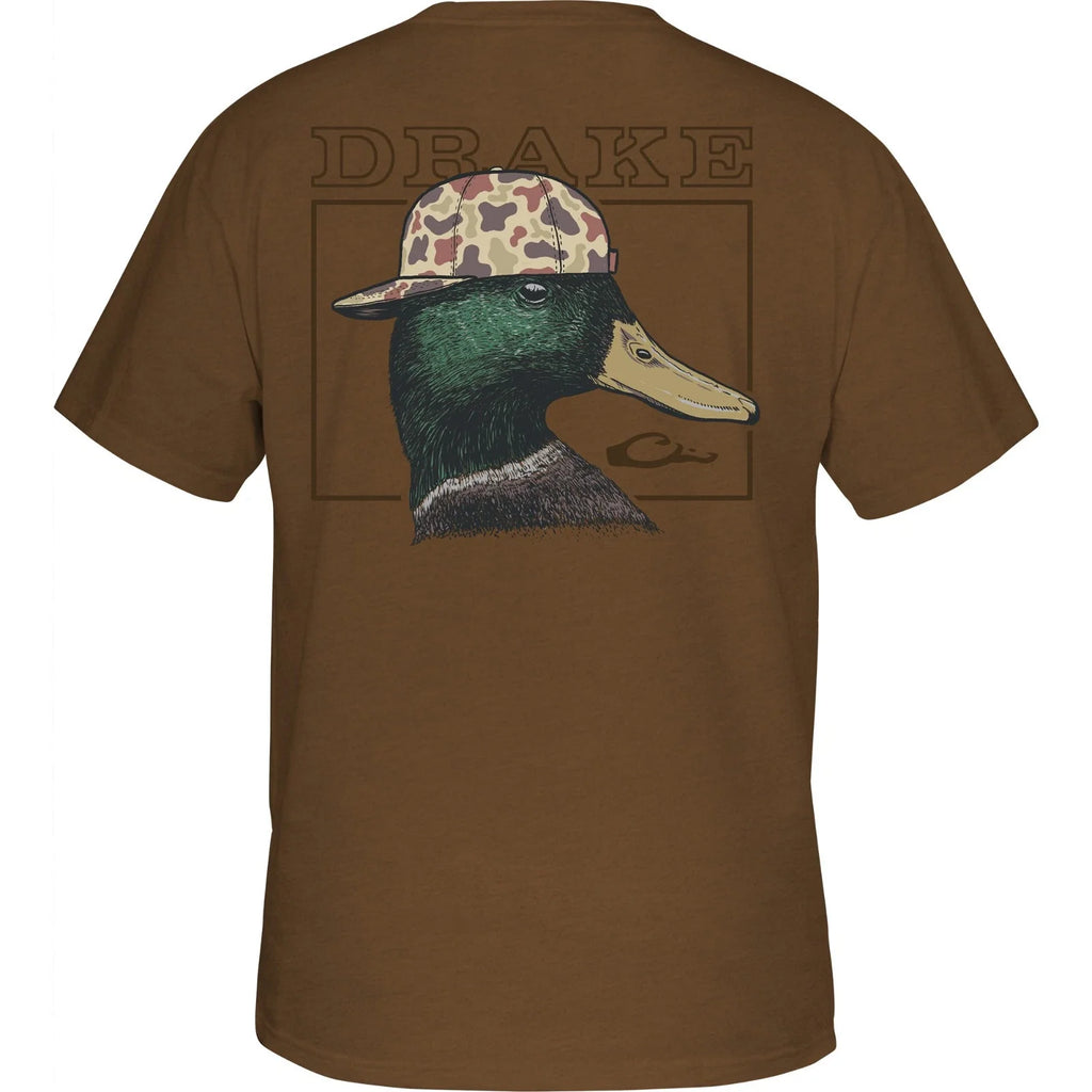Drake Waterfowl Back Cap Mallard T-Shirt