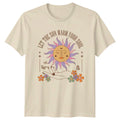 Boho Let The Sun Warm Your Soul T-Shirt, Celestial Magic Graphic