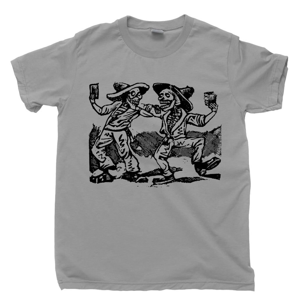Jose Guadalupe Posada T Shirt Mexican Revolution Artist Day Of Dead Alcohol Tee