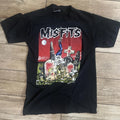 Vintage Misfits T-Shirt 1990 Black Crazy Punk Band Graphic Tee Men's