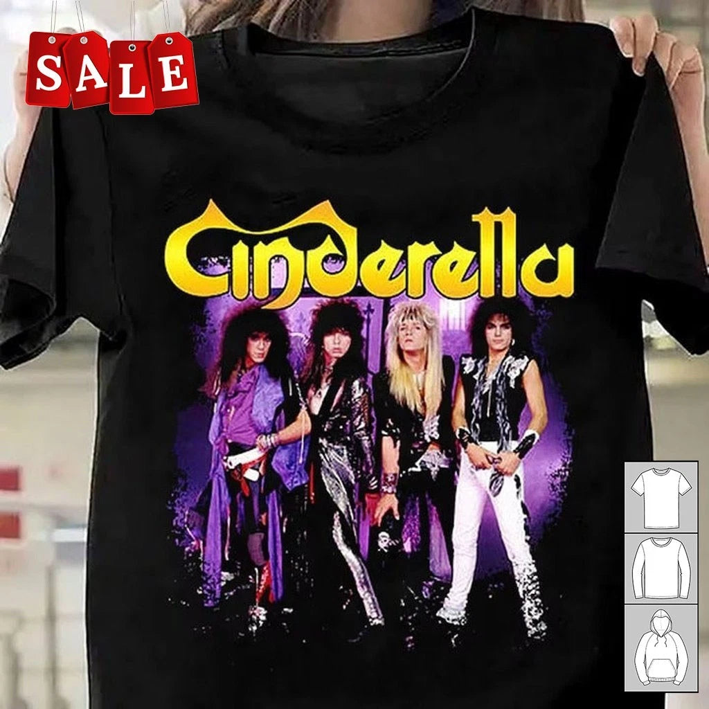 New Cinderella Band 90s Gift For Fans Unisex All Size T-Shirt