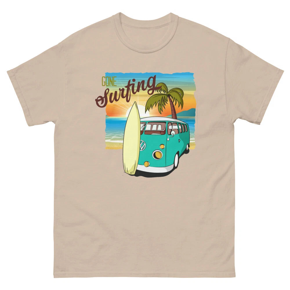 Gone Surfing Men's heavyweight tee