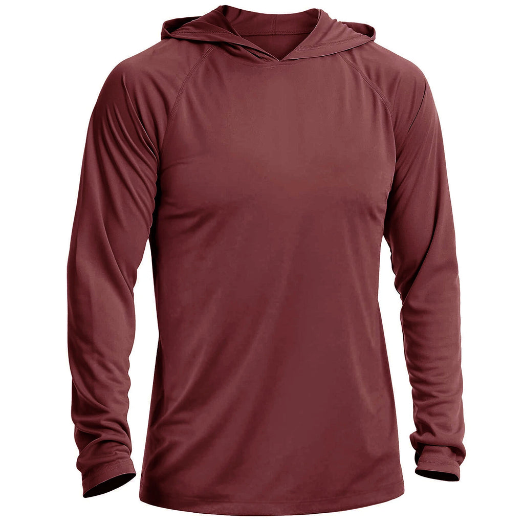 UPF 50+ Men's Sun Block Hoodies UV Shirts Outdoor Hiking Fishing Skin protection