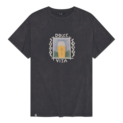 Bavarian Caps Oro Liquido Beer Watercolor Print Organic Cotton T-Shirt (New)